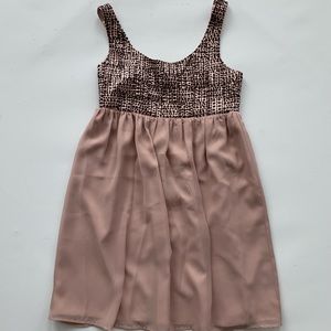 Vertigo Paris dusty rose babydoll dress size XS